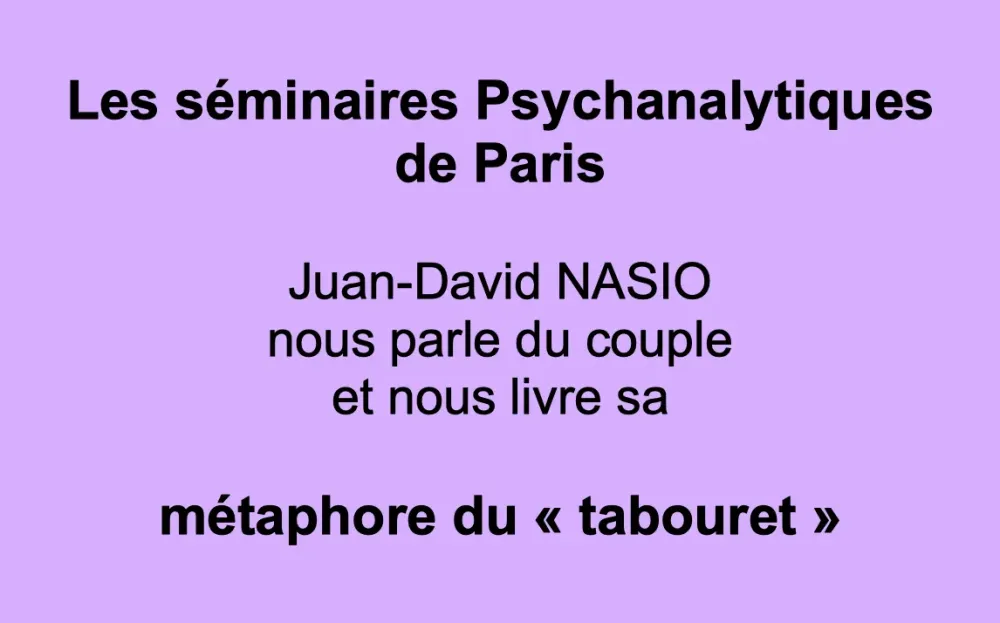 La métaphore du tabouret