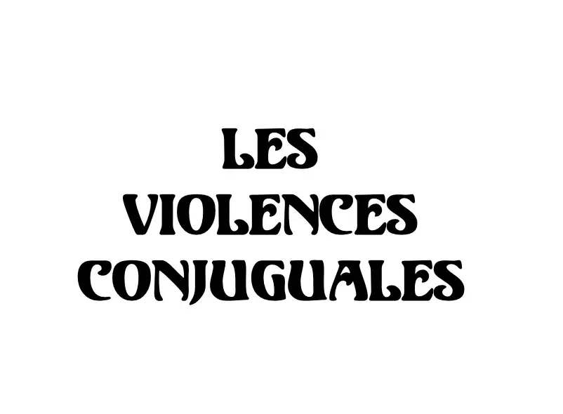 LES VIOLENCES CONJUGUALES